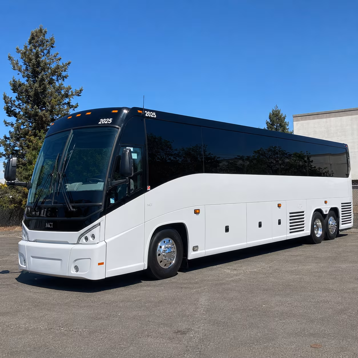 milpitas charter bus rental exterior