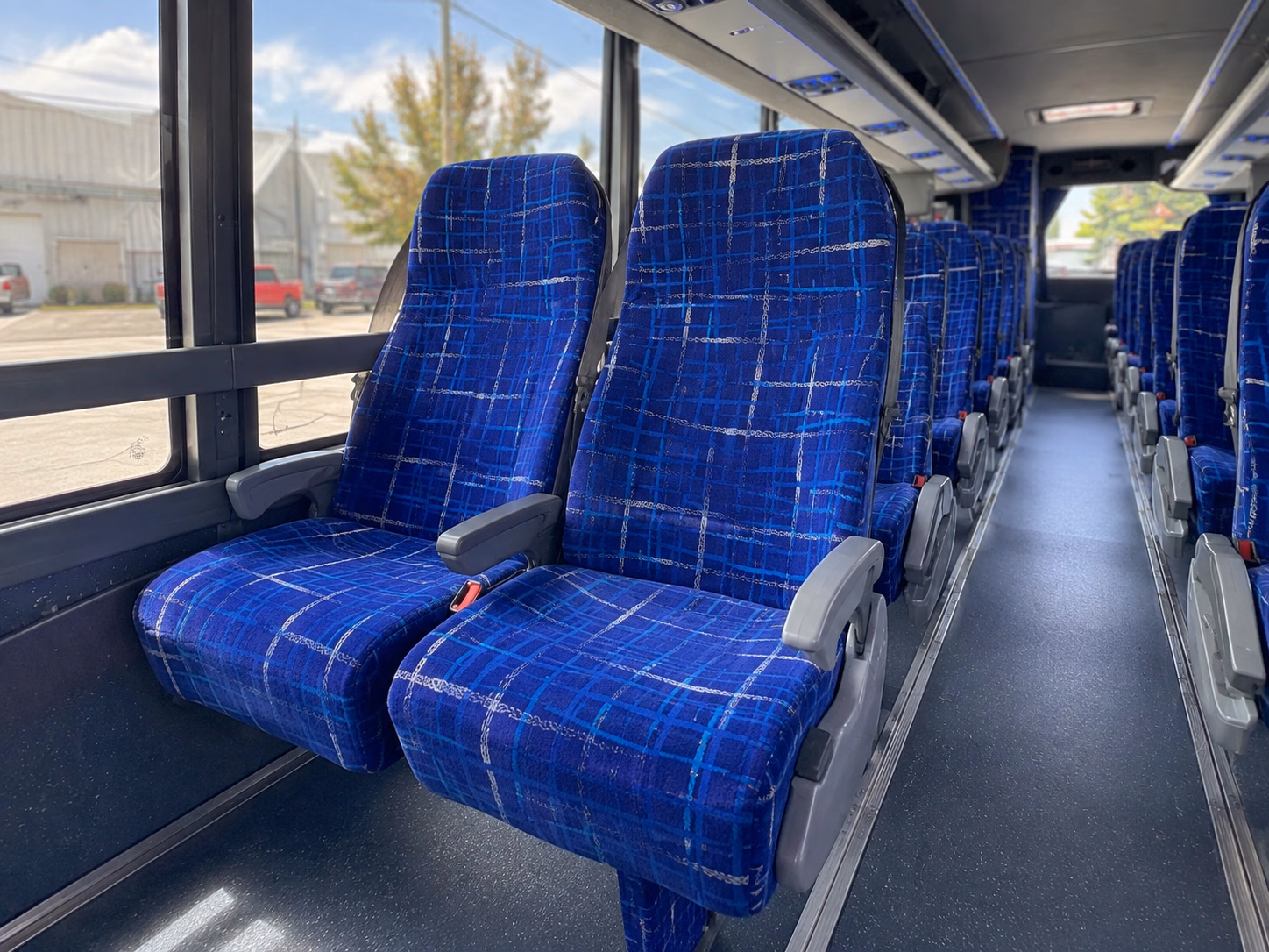 mountain view charter bus rental inside