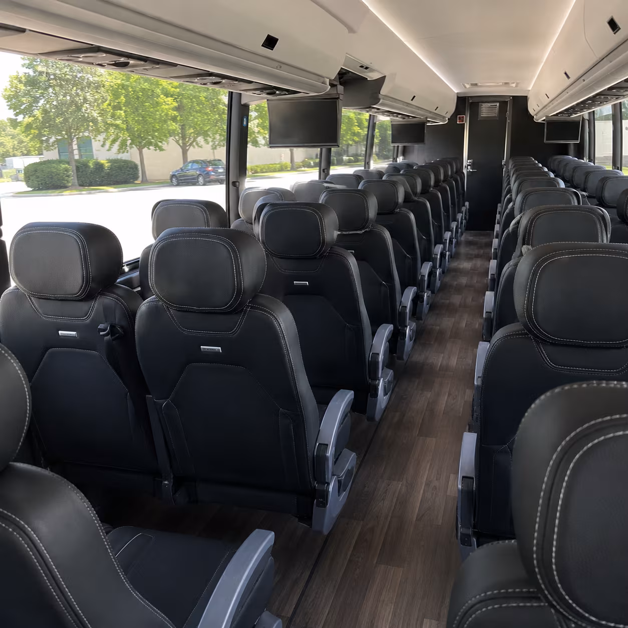 santa clara charter bus interior gallery