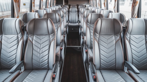 50 passenger charter bus interior union city