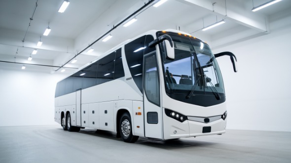 56 passenger charter bus exterior