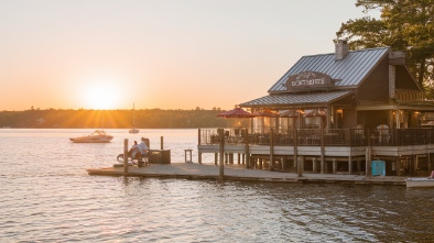 shoreline lake boathouse american bistro